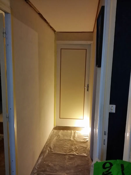 cloison avec sous-couche